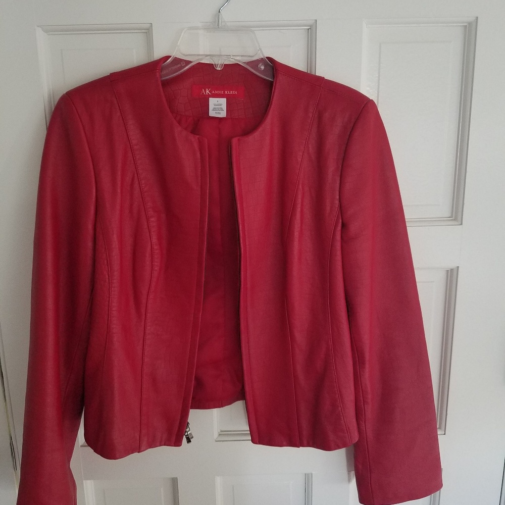 Anne Klein leather jacket